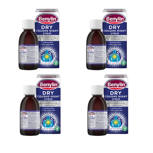 BENYLIN DRY COUGH NIGHT SYRUP 150ML | £5.65 each