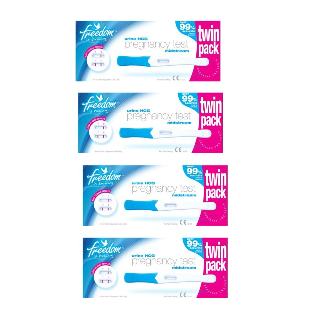 FREEDOM PREGNANCY TEST MIDSTREAM (TWIN PACK)