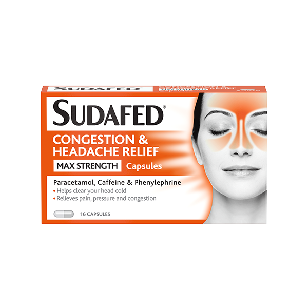 Sudafed Congestion & Headache | £4.32 each
