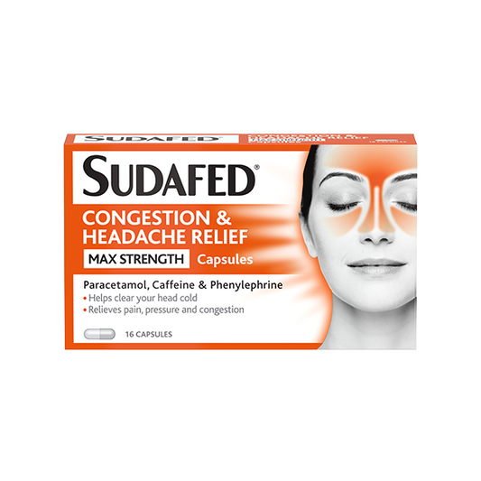 Sudafed Congestion & Headache | £4.32 each