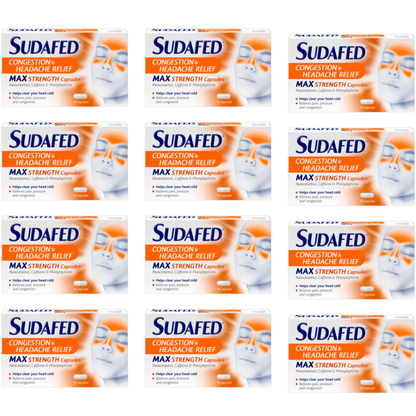 Sudafed Congestion & Headache | £2.65 each